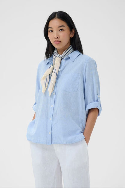 Part Two PhiPW Scarf Blue Stripe