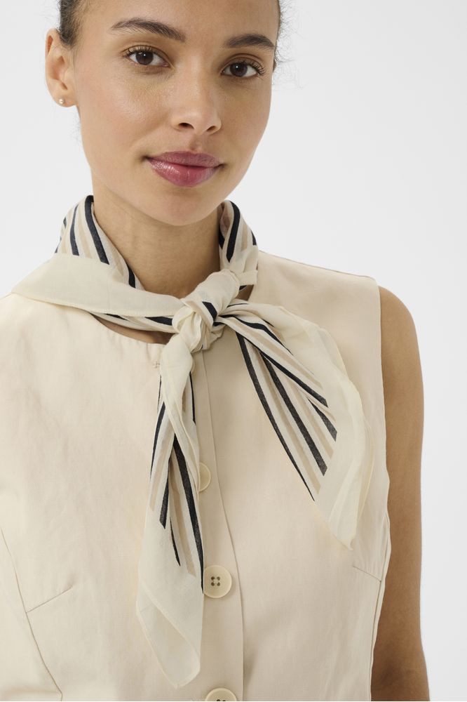 Part Two PhiPW Scarf Black Stripe