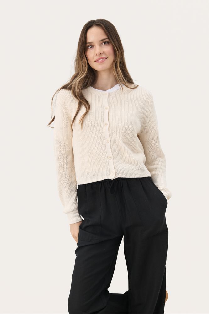 Part Two GigiaPW Cardigan Eggnog