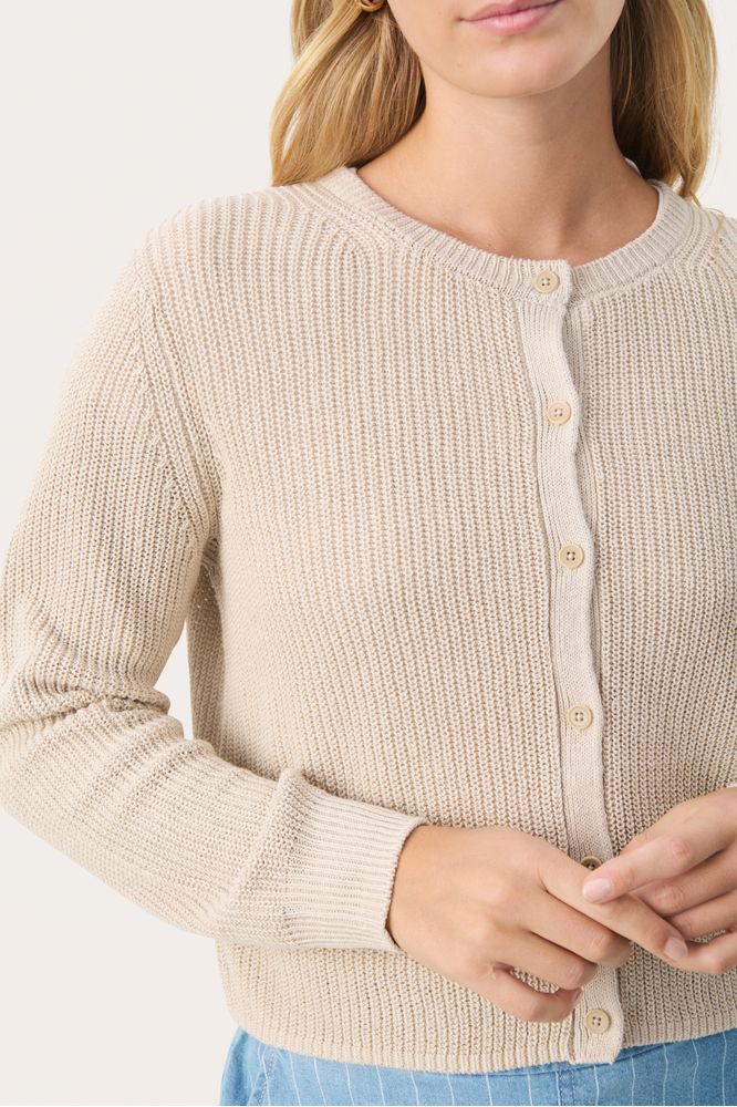 Part Two GigiaPW Cardigan French Oak