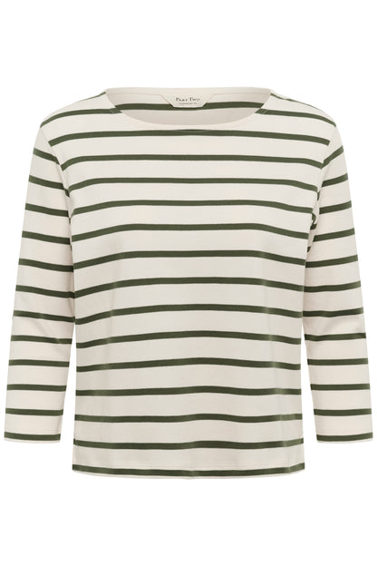 Part Two NelaPW T-Shirt Beetle Stripe