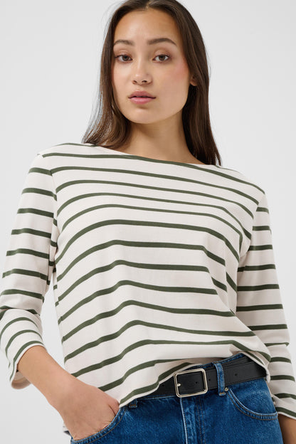 Part Two NelaPW T-Shirt Beetle Stripe