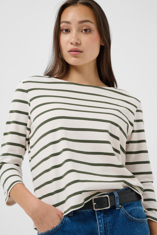 Part Two NelaPW T-Shirt Beetle Stripe