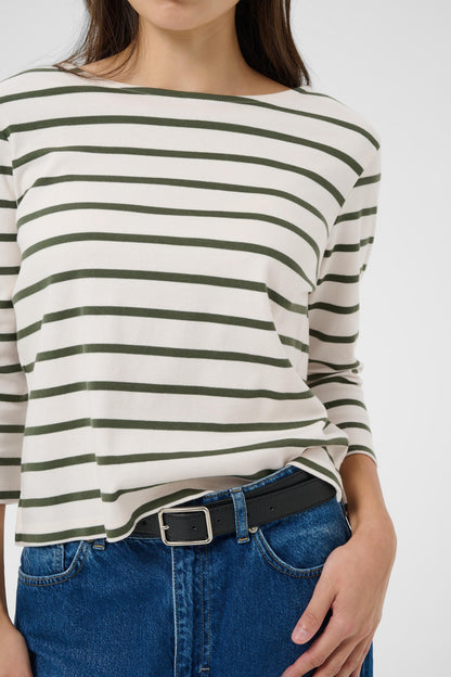 Part Two NelaPW T-Shirt Beetle Stripe