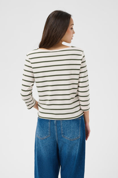 Part Two NelaPW T-Shirt Beetle Stripe