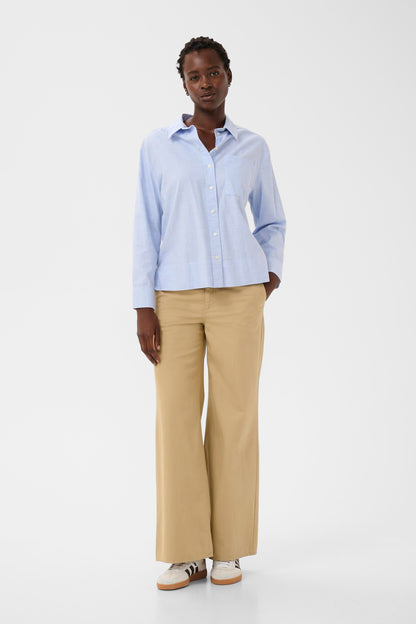 Part Two Nenee PW Shirt Heather Chambrey