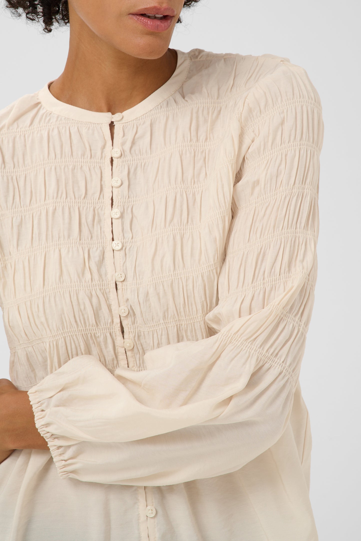Part Two Siffe Blouse Whitecap Gray