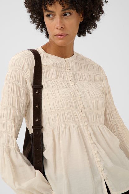 Part Two Siffe Blouse Whitecap Gray