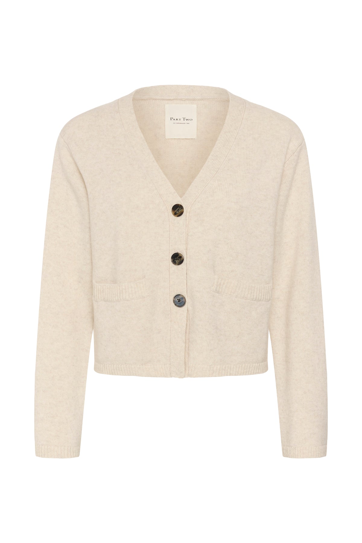 Part Two Sveva Cardigan Oatmeal Melange