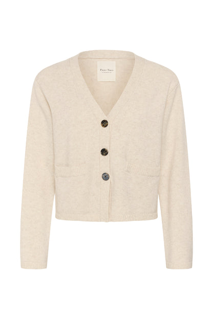 Part Two Sveva Cardigan Oatmeal Melange