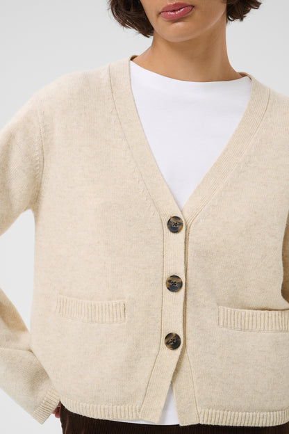 Part Two Sveva Cardigan Oatmeal Melange
