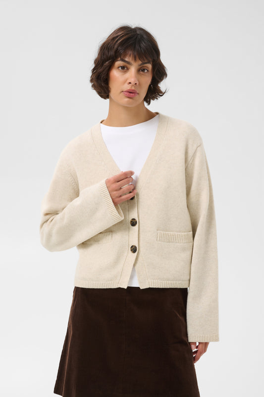 Part Two Sveva Cardigan Oatmeal Melange