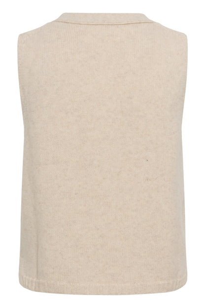 Part Two Sylva Waistcoat Oatmeal Melange