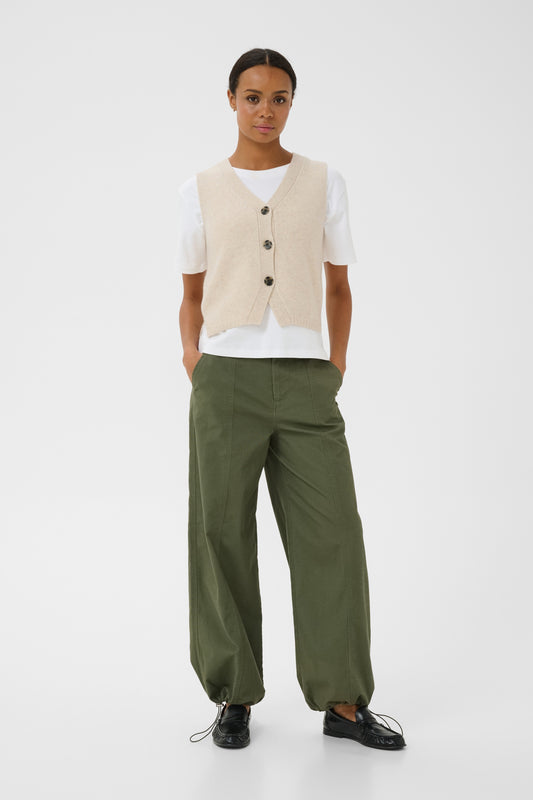 Part Two Sylva Waistcoat Oatmeal Melange