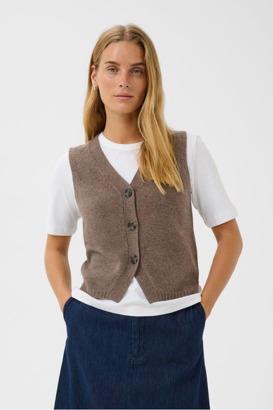 Part Two Taupe Sylva Waistcoat