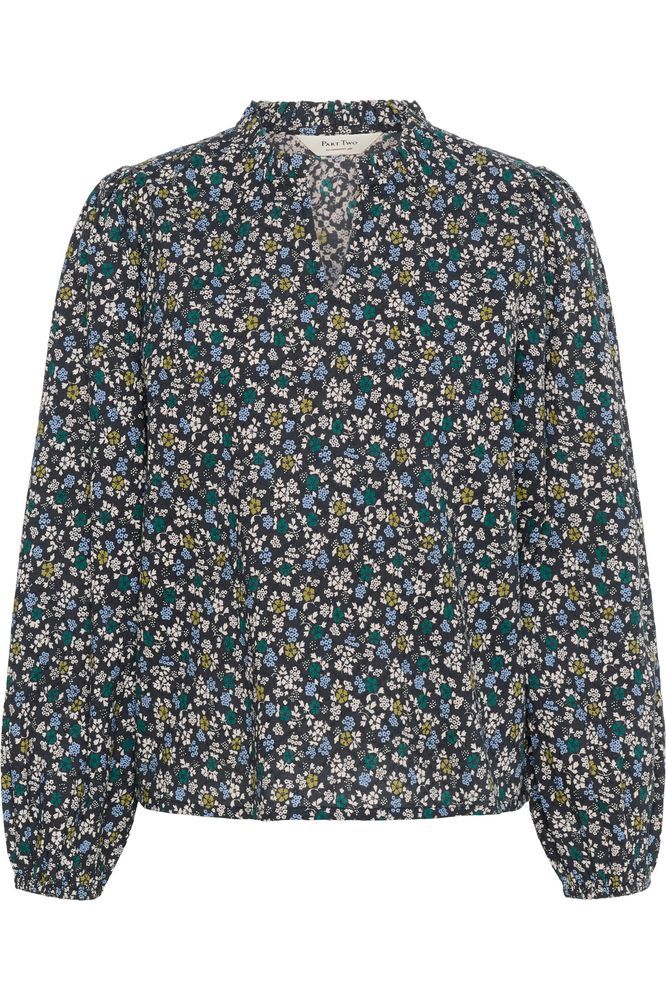 Part Two Black Flower Eimy Blouse