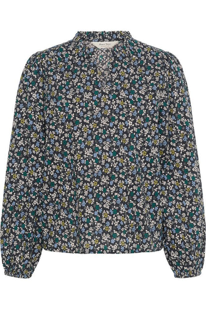 Part Two Black Flower Eimy Blouse