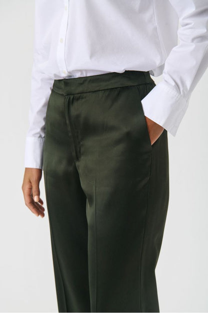 Part Two Forest Green Uma Trousers