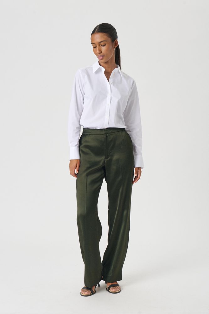 Part Two Forest Green Uma Trousers