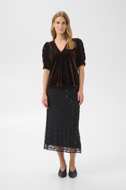 Part Two Vivika Skirt Black Placed