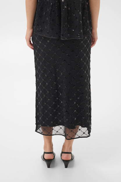 Part Two Vivika Skirt Black Placed