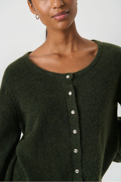 Part Two Green Ulja Cardigan