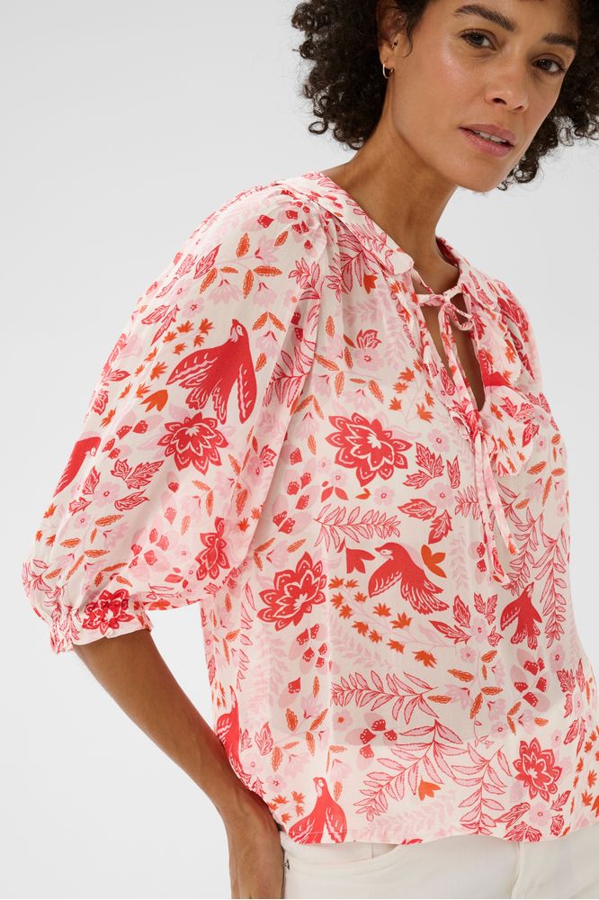 Part Two AlviaPW Blouse Poppy Red