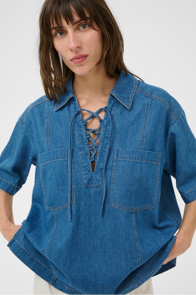 Part Two AmelaPW Shirt Medium Blue Denim