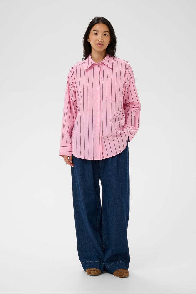 Part Two AnabellaPW Shirt Pink Stripe