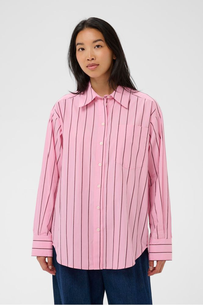 Part Two AnabellaPW Shirt Pink Stripe