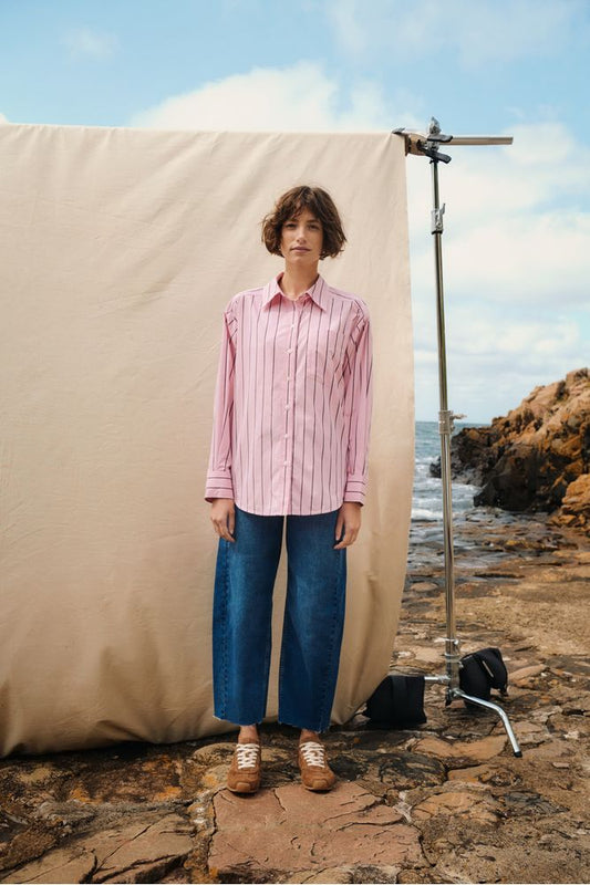 Part Two AnabellaPW Shirt Pink Stripe