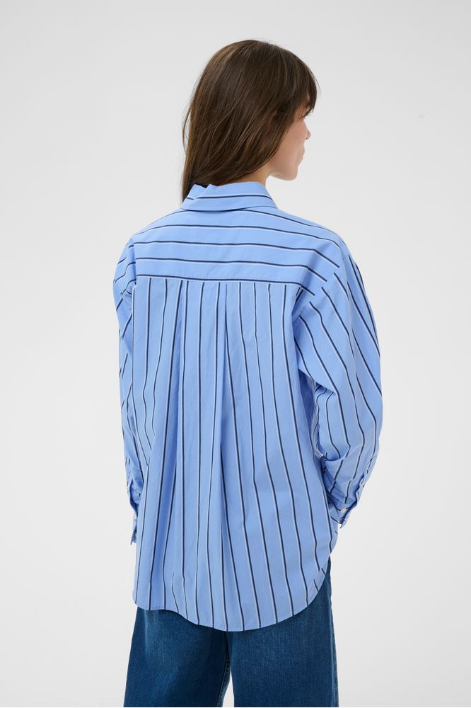 Part Two AnabellaPW Shirt Blue Stripe