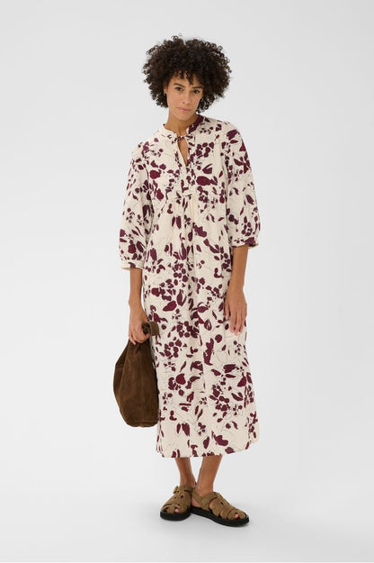 Part Two AlessaPW Dress Fig Artflower Print
