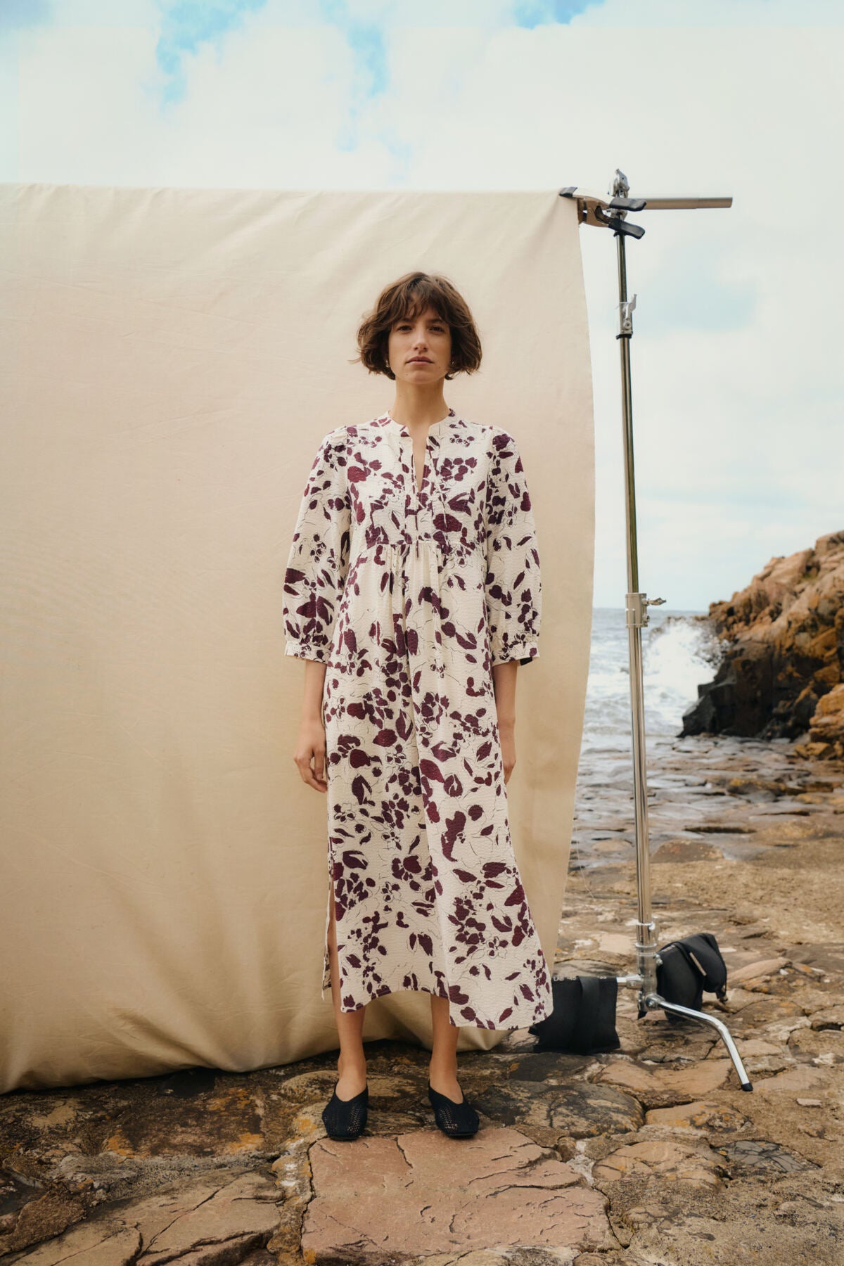 Part Two AlessaPW Dress Fig Artflower Print