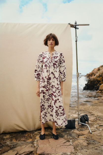 Part Two AlessaPW Dress Fig Artflower Print