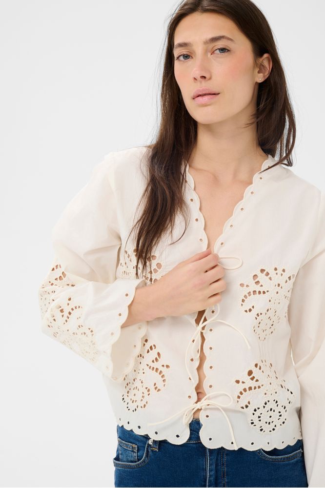 Part Two AnamariaPW Blouse Whisper White