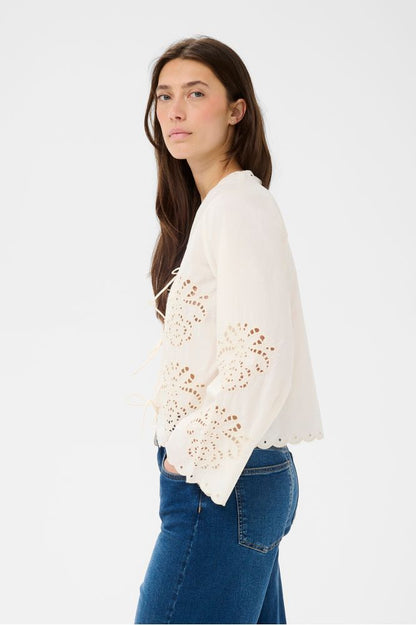 Part Two AnamariaPW Blouse Whisper White