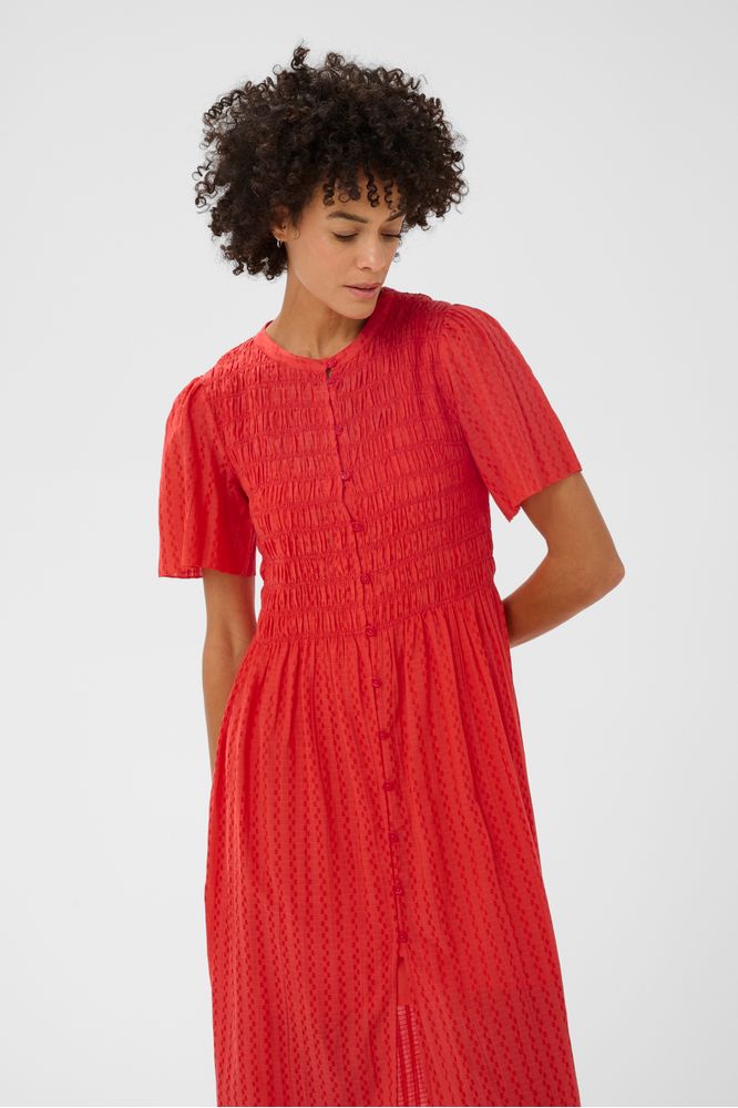 Part Two AnellaPW Dress Poppy Red