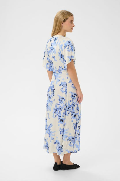 Part Two AlajaPW Dress Blue Flower
