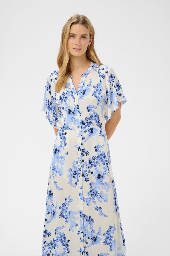 Part Two AlajaPW Dress Blue Flower