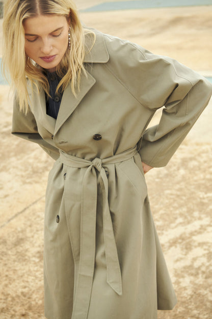 Part Two AubriePW Coat Travertine