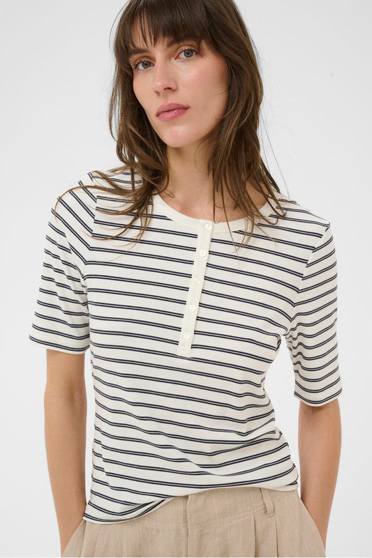 Part Two AngelinaPW T-shirt Black Stripe