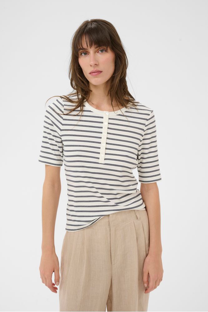 Part Two AngelinaPW T-shirt Black Stripe