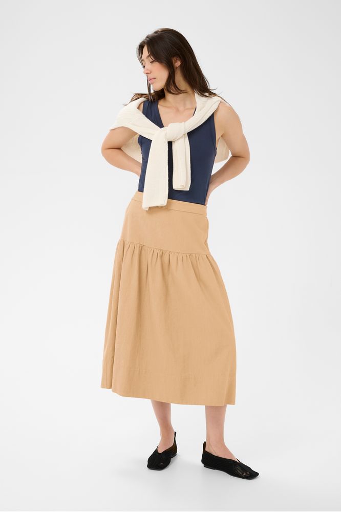 Part Two NelliaPW Skirt Travertine