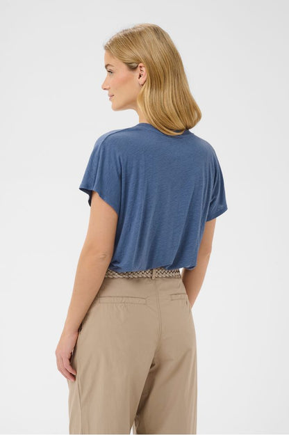 Part Two AxelinesPW T-shirt Blue Indigo