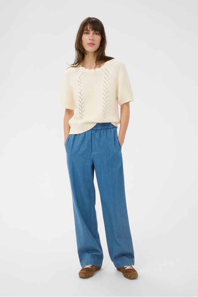Part Two AinaPW Trousers Medium Blue Denim