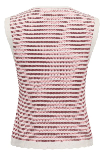 Part Two BolissaPW Top Burnt Russet Stripe