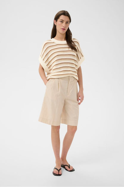 Part Two BelisiaPW Pullover French Oak Stripe