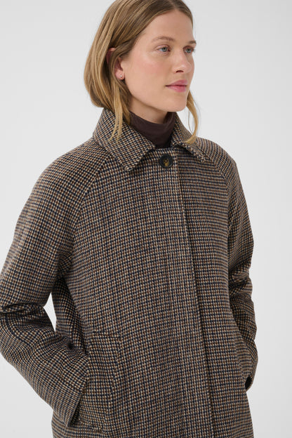 Part Two Catherin Outerwear Coat Small Check