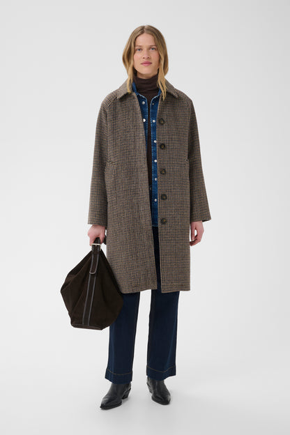 Part Two Catherin Outerwear Coat Small Check